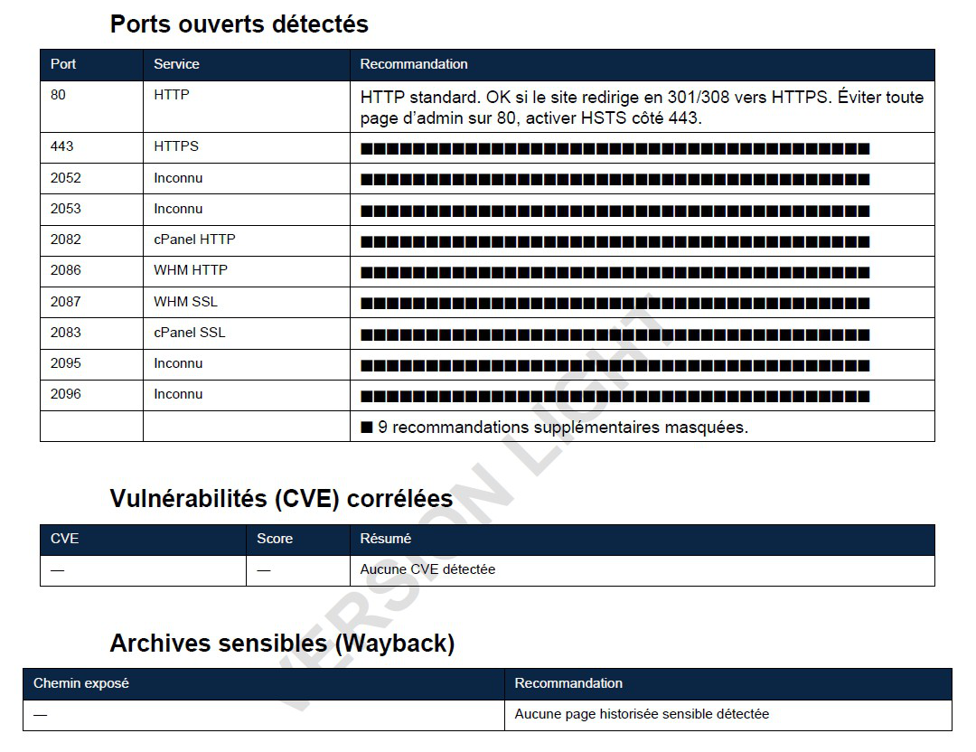 Aperçu rapport (flouté)